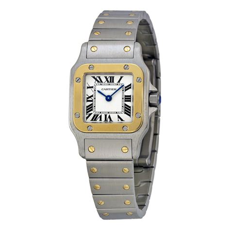 cartier santos ladies watch|cartier santos ladies watch price.